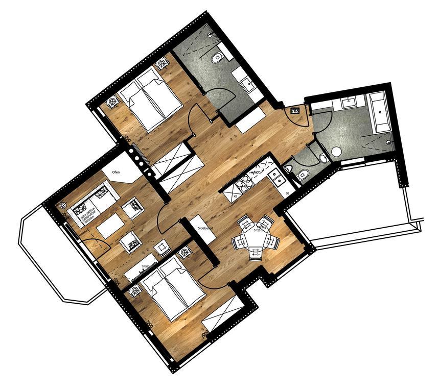 Apartmenthaus Enzian Hochsoelden 外观 照片
